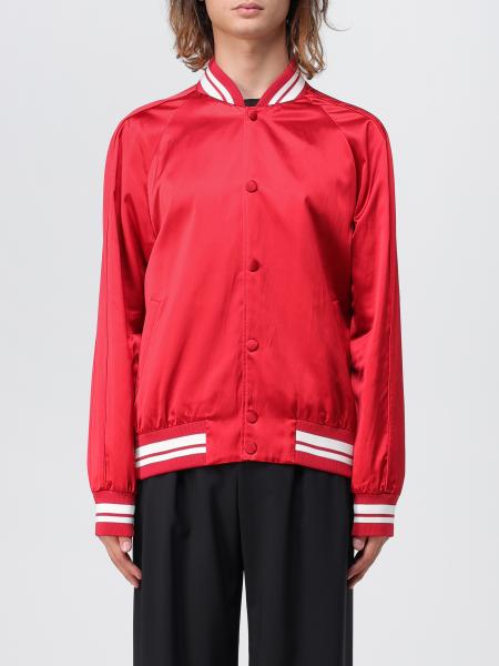 VALENTINO: men's jacket - Red | Valentino jacket 3V3CI0A09F3 online at ...