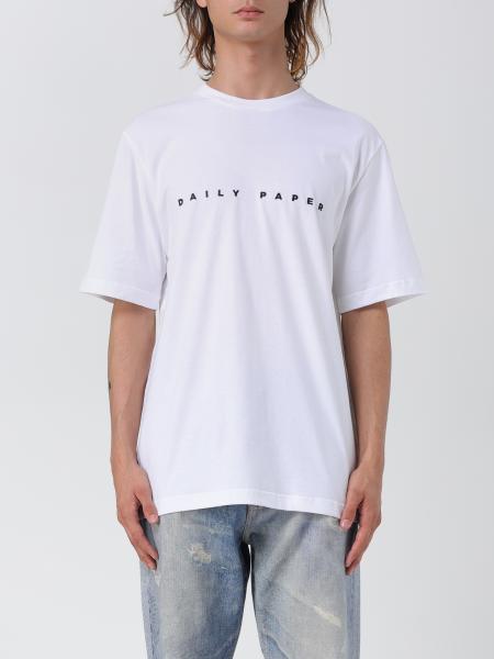 DAILY PAPER: t-shirt for man - White | Daily Paper t-shirt 2021183 ...