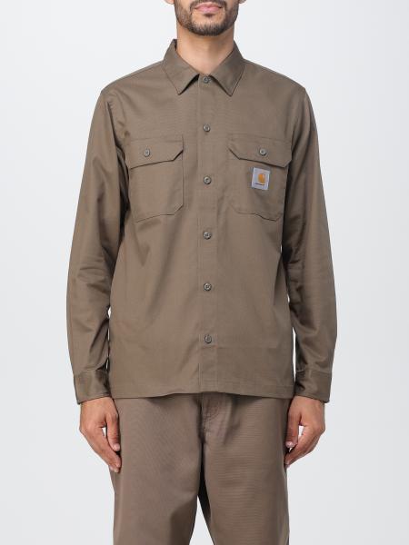 CARHARTT WIP shirt for man Dove Grey Carhartt Wip shirt