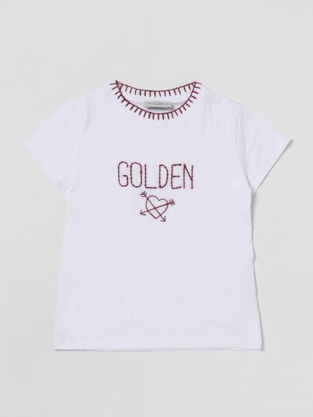 GOLDEN GOOSE: t-shirt for girls - White | Golden Goose t-shirt