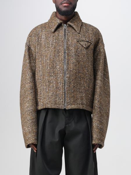 BOTTEGA VENETA: jacket in wool felt - Grey | Bottega Veneta jacket