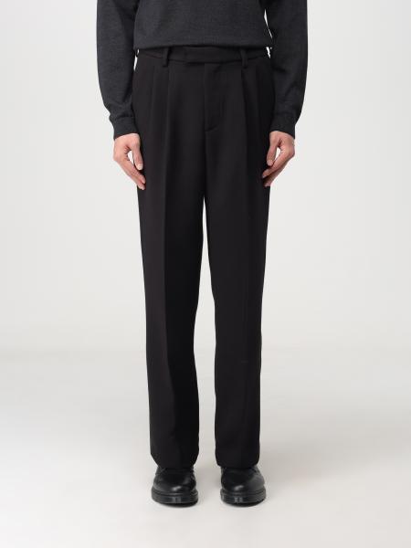 ROBERTO COLLINA: pants for man - Black | Roberto Collina pants RP65049 ...