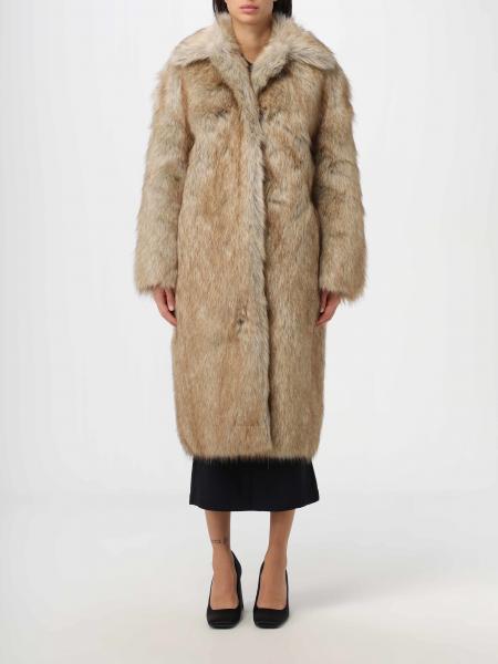 TOTEME: fur coats for woman - Beige | Toteme fur coats ...