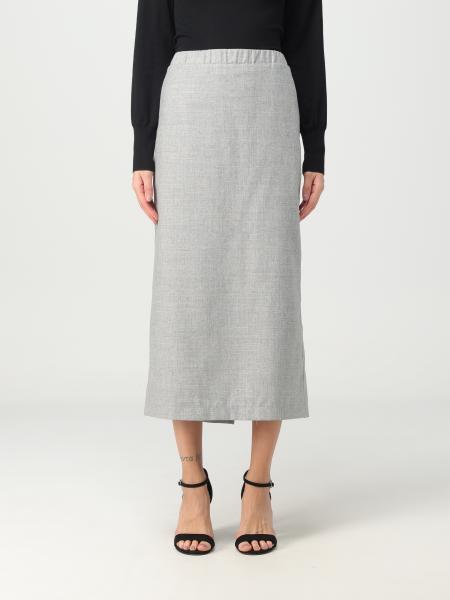 ASPESI: skirt for woman - Grey | Aspesi skirt 2236L629 online at GIGLIO.COM