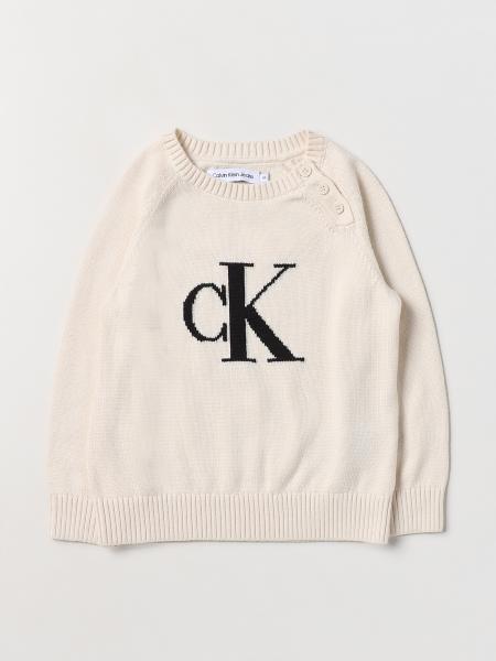 CALVIN KLEIN JEANS: sweater for baby - White | Calvin Klein Jeans ...