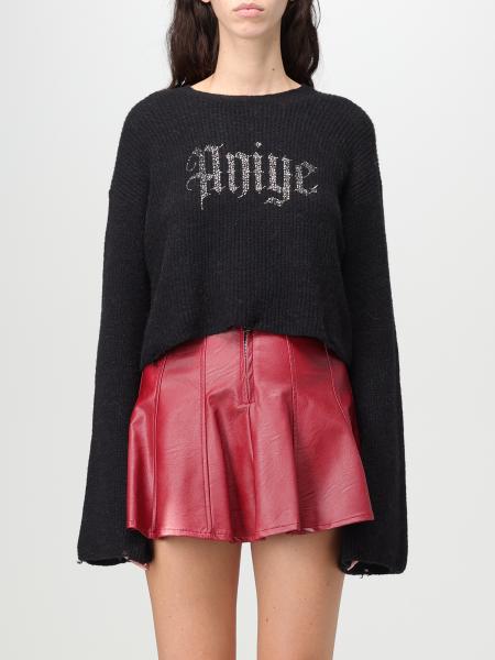 ANIYE BY: sweater for woman - Black | Aniye By sweater 181033 online at ...