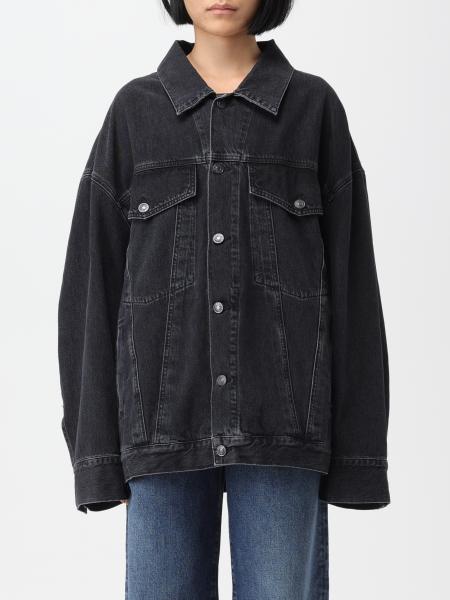 AGOLDE: jacket for woman - Black | Agolde jacket A91351557 online at ...