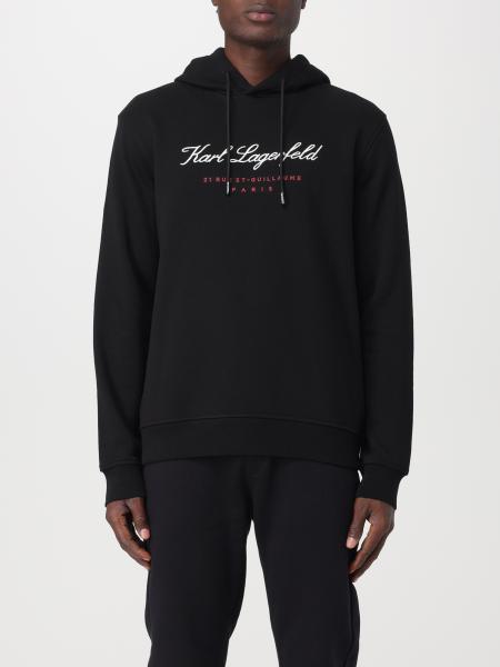 KARL LAGERFELD: sweater for man - Black | Karl Lagerfeld sweater ...