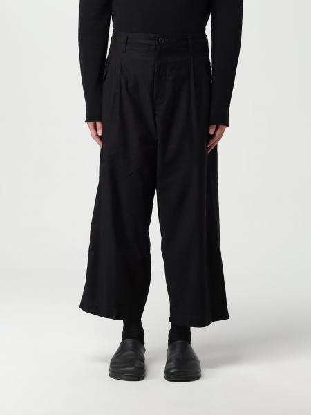 YOHJI YAMAMOTO: pants for man - Black | Yohji Yamamoto pants HJP11003 ...