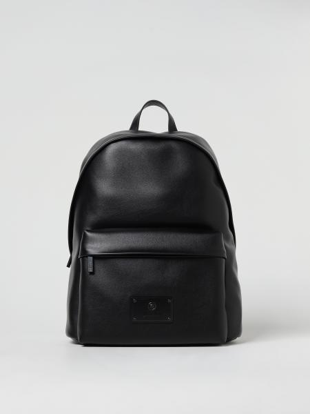 JUST CAVALLI: backpack for man - Black - Giglio.com