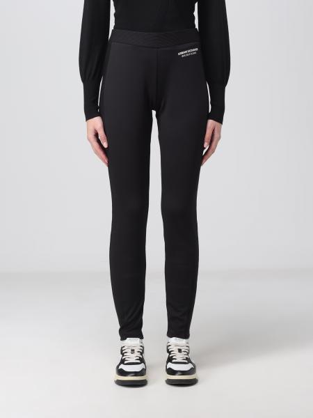 ARMANI EXCHANGE: pants for woman - Black | Armani Exchange pants  6RYPAYYJBPZ online at