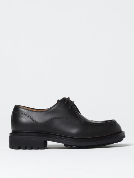 CHURCH'S: Lymington derby shoes in leather - Burnt | Church's brogue ...