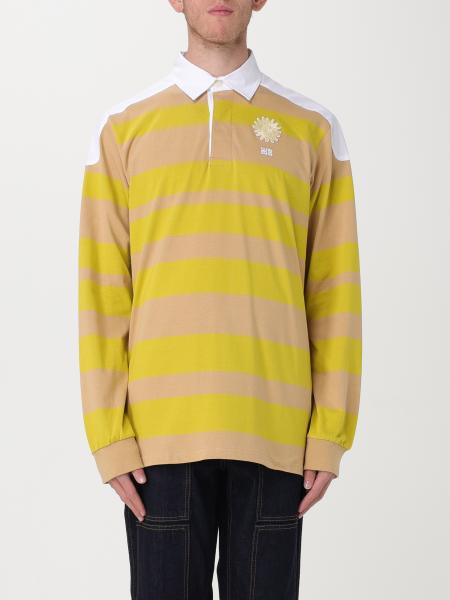 WALES BONNER: polo shirt for man - Yellow | Wales Bonner polo shirt ...