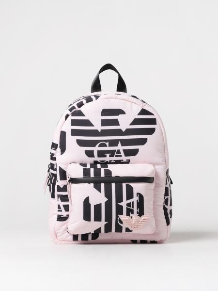 EMPORIO ARMANI KIDS: duffel bag for kids - Pink | Emporio Armani Kids  duffel bag 4025473F554 online at GIGLIO.COM