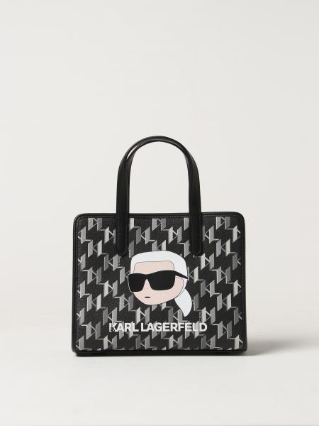 KARL LAGERFELD: mini bag for women - Grey  Karl Lagerfeld mini bag  230W3035 online at