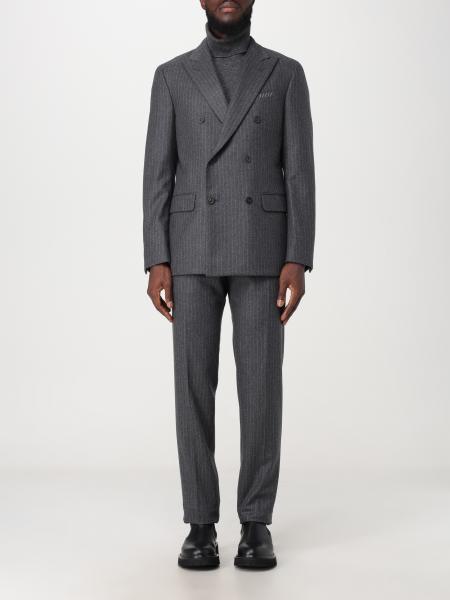 BOGLIOLI: suit for man - Grey | Boglioli suit J42C2AFA0102 online at ...