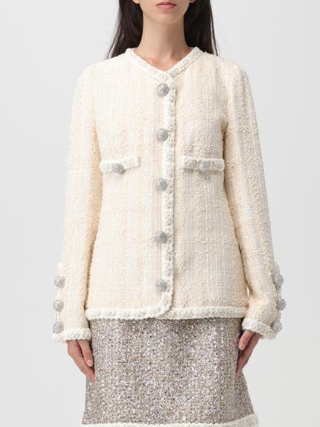 GIAMBATTISTA VALLI: blazer for woman - Ivory | Giambattista Valli ...