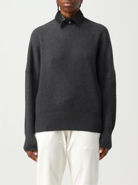 BRUNELLO CUCINELLI: sweater for woman - Grey | Brunello Cucinelli ...