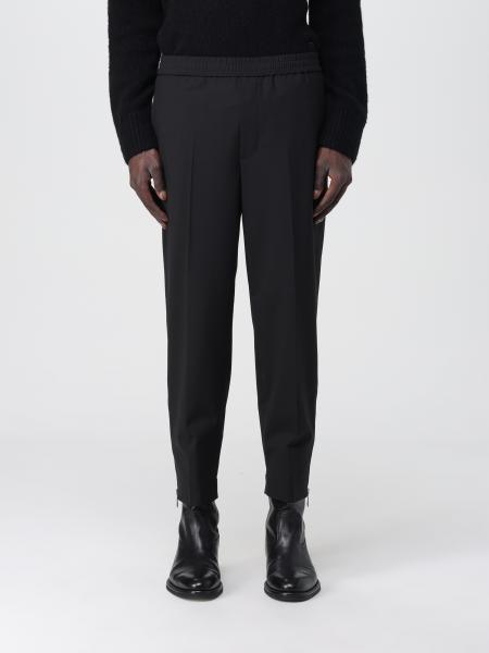 NEIL BARRETT: pants for man - Black | Neil Barrett pants PBPA114HV004 ...