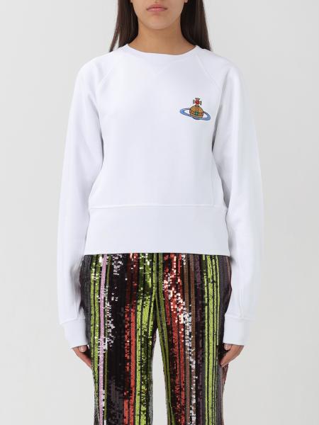 VIVIENNE WESTWOOD: sweatshirt for woman - White | Vivienne Westwood ...