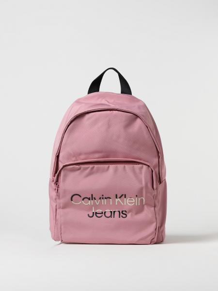 Pink calvin 2025 klein backpack