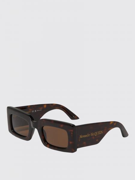 Alexander McQueen AM0354S 003 Shiny Black Sunglasses