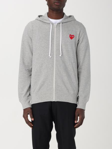 Comme des garçons play homme best sale gris