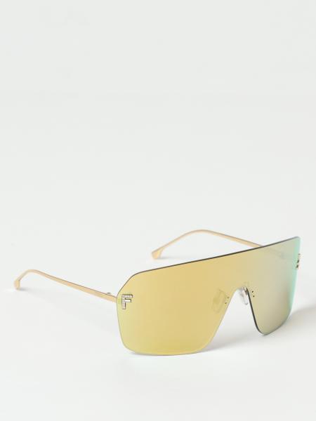 FENDI Lunettes de soleil femme Or Lunettes De Soleil Fendi