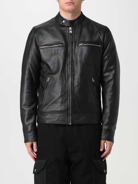 SCHOTT N.Y.C.: jacket for man - Black | Schott N.y.c. jacket ...