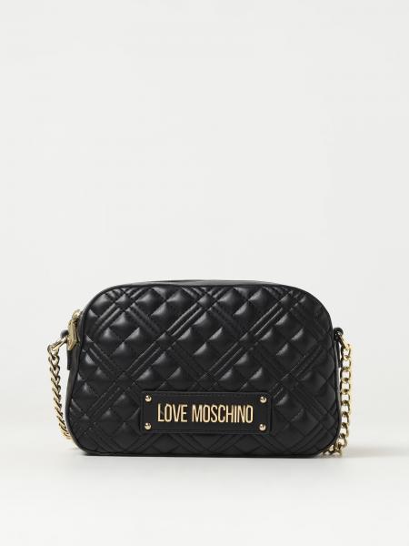 Buy Moschino Bag In Quilted Synthetic Leather - Black At 40% Off |  Editorialist