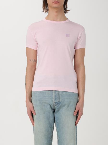 ACNE STUDIOS t shirt for man Pink Acne Studios t shirt CL0203 online at GIGLIO.COM