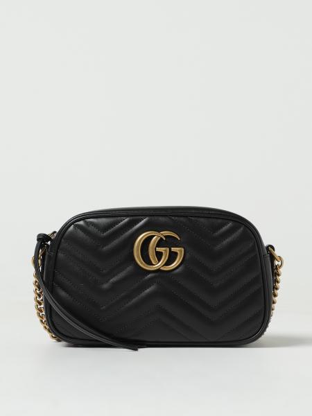 Womens Gucci blue Small Leather Blondie Bag | Harrods UK