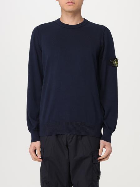 Stone island navy clearance sweatshirt