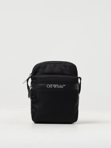 OFF-WHITE: shoulder bag for man - Black | Off-White shoulder bag ...