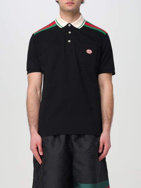 Mens black outlet gucci polo