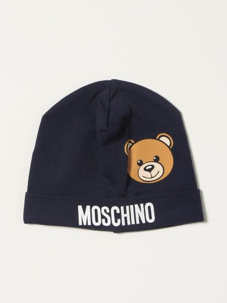 MOSCHINO BABY: Cappello a berretto - Azzurro | Cappello Neonato Moschino  Baby MUX03W LDA14 GIGLIO.COM