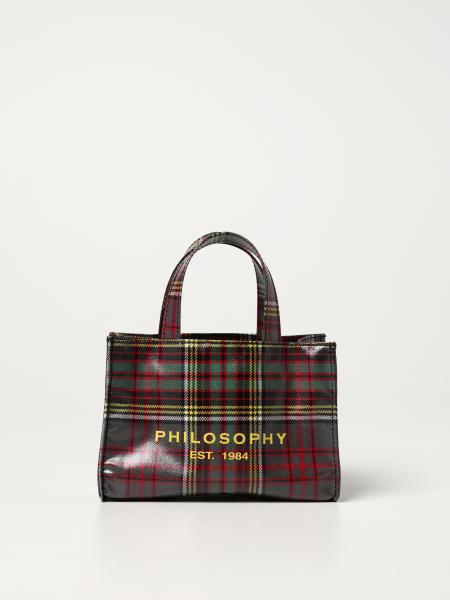Philosophy Di Lorenzo Serafini bag with tartan motif