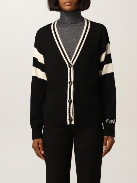 Pinko wool cardigan with embroidery