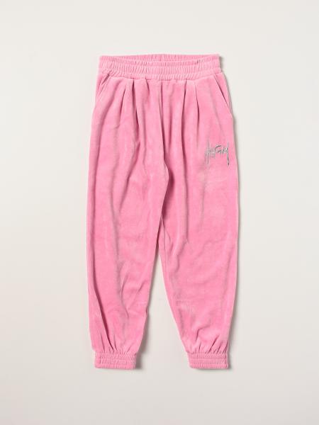 MSGM KIDS: pants for girls - Pink | Msgm Kids pants MS027854 online on ...