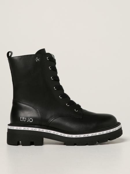 Liu Jo: Liu Jo combat boots in leather