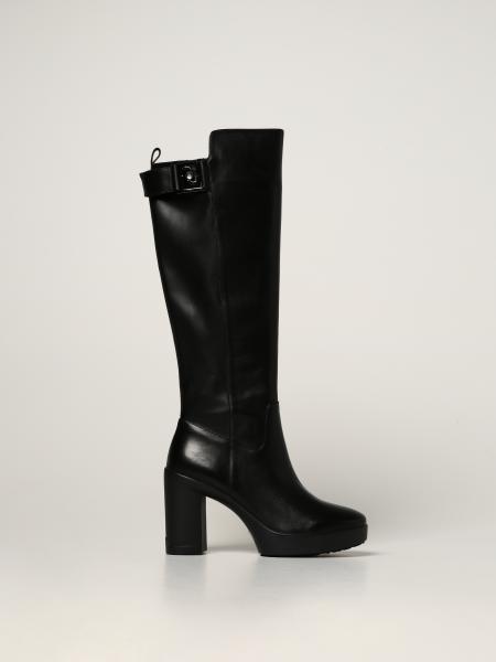 LIU JO: boots in leather - Black | Liu Jo boots SF1189PX182 online at ...