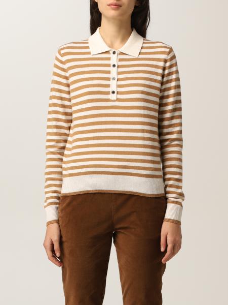 Liu Jo polo shirt in striped viscose blend