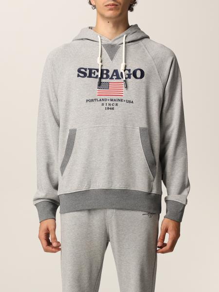 SEBAGO: sweatshirt for man - Grey | Sebago sweatshirt 72111CW online on ...