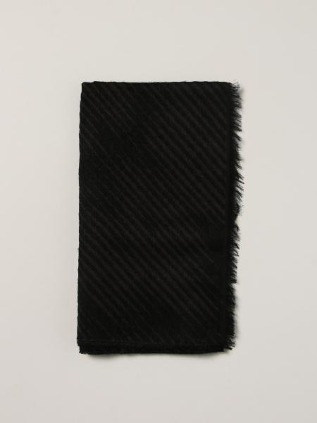 Emporio Armani scarf with diagonal stripes