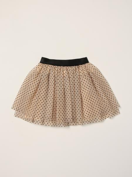 Simonetta short skirt in plumetis tulle