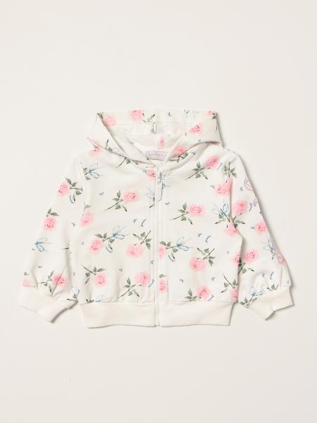 Monnalisa cotton sweatshirt with print