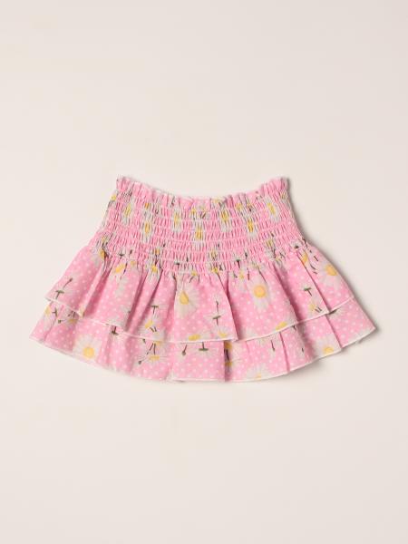 Monnalisa wide skirt with daisy pattern