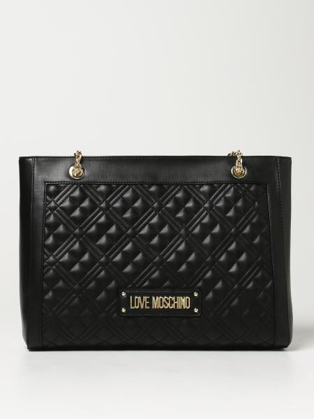 Love Moschino: Love Moschino bag in quilted synthetic leather