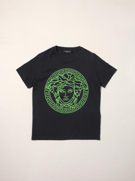 T-shirt Versace Young in cotone con Medusa