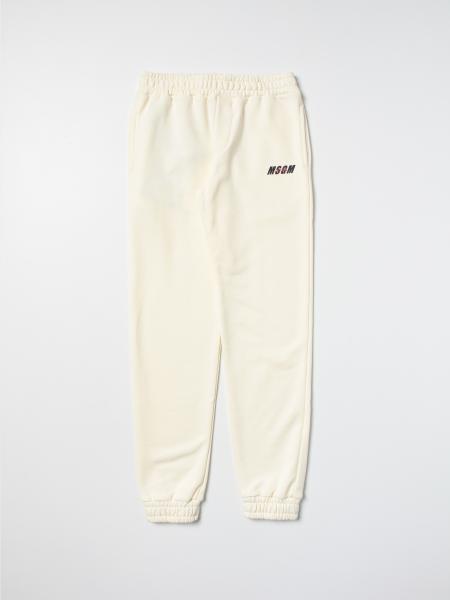 Msgm Kids jogging trousers with logo